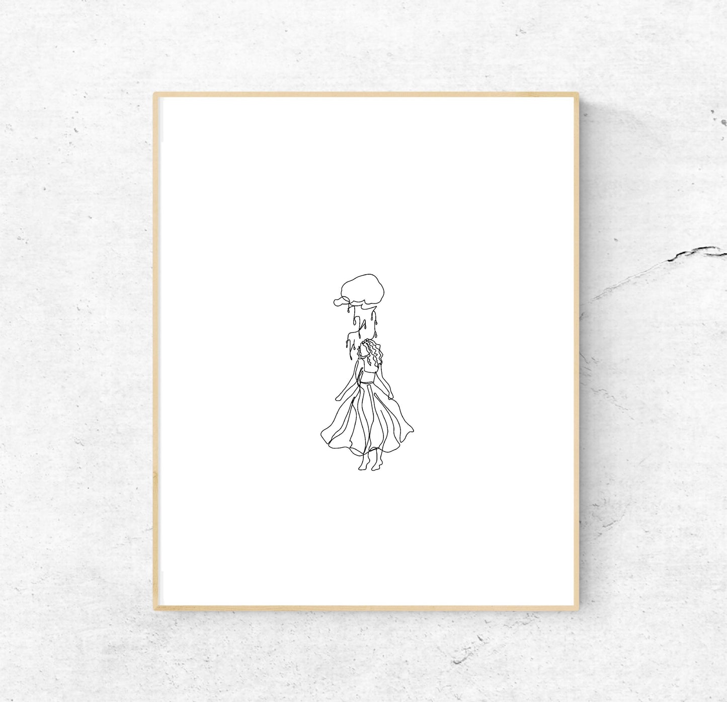 Fearless Song Single Line | 8x10 Unframed | Taylor Swift Song