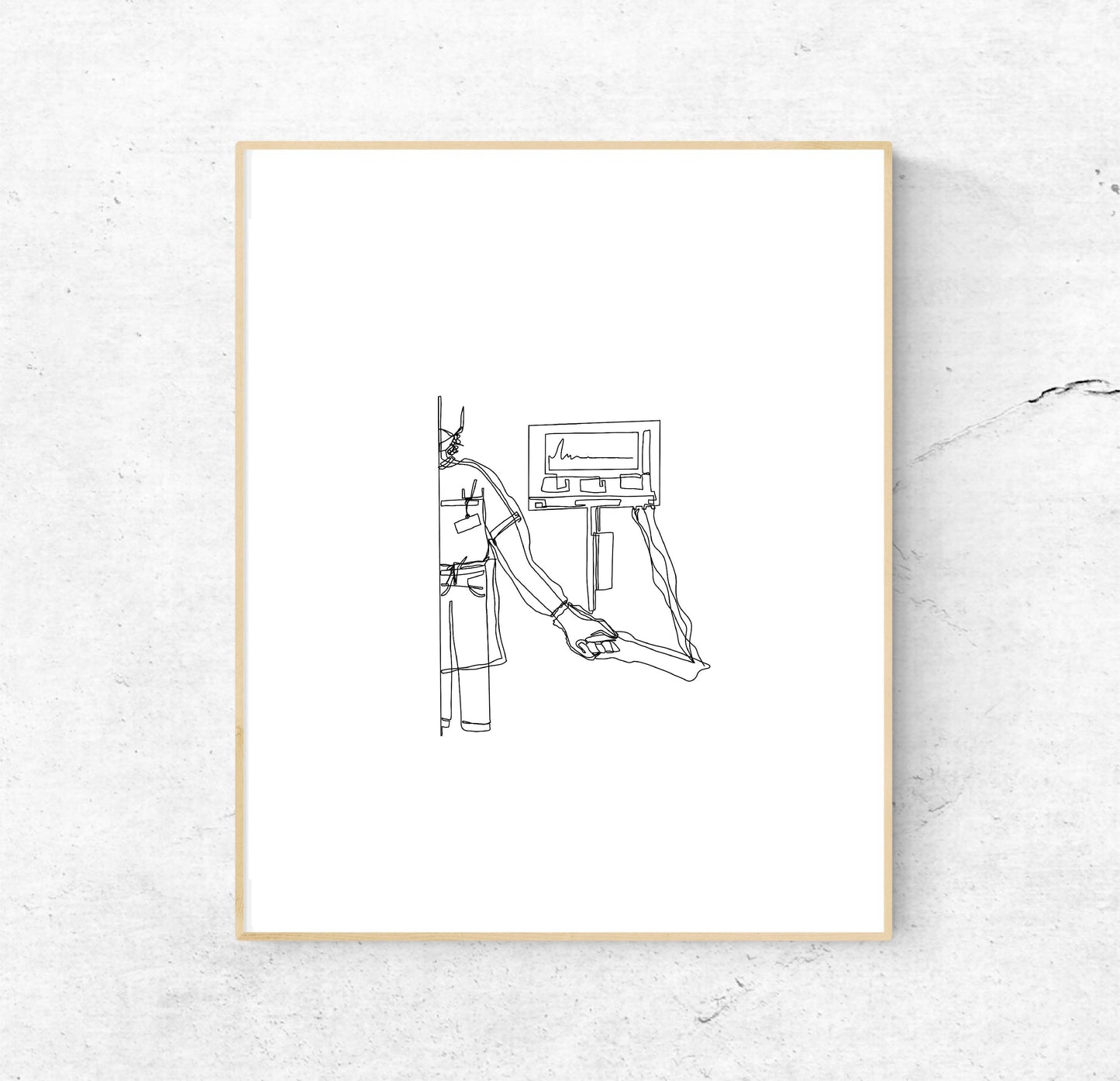 epiphany Single Line | 8x10 Unframed | Taylor Swift Song