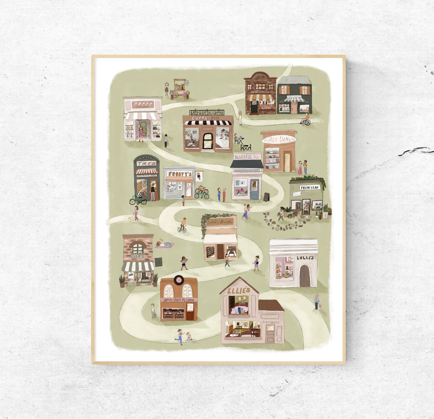 Townscape | 8x10 Unframed