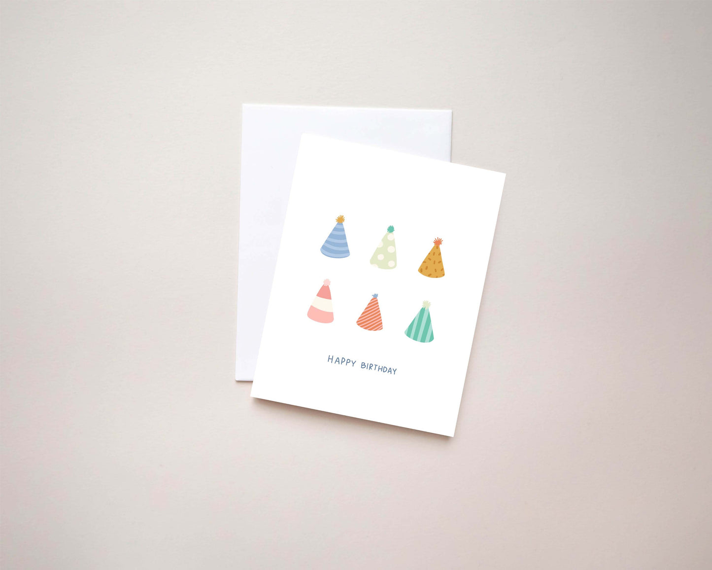 HBD Hats Card | 4.25x5.5 Folded