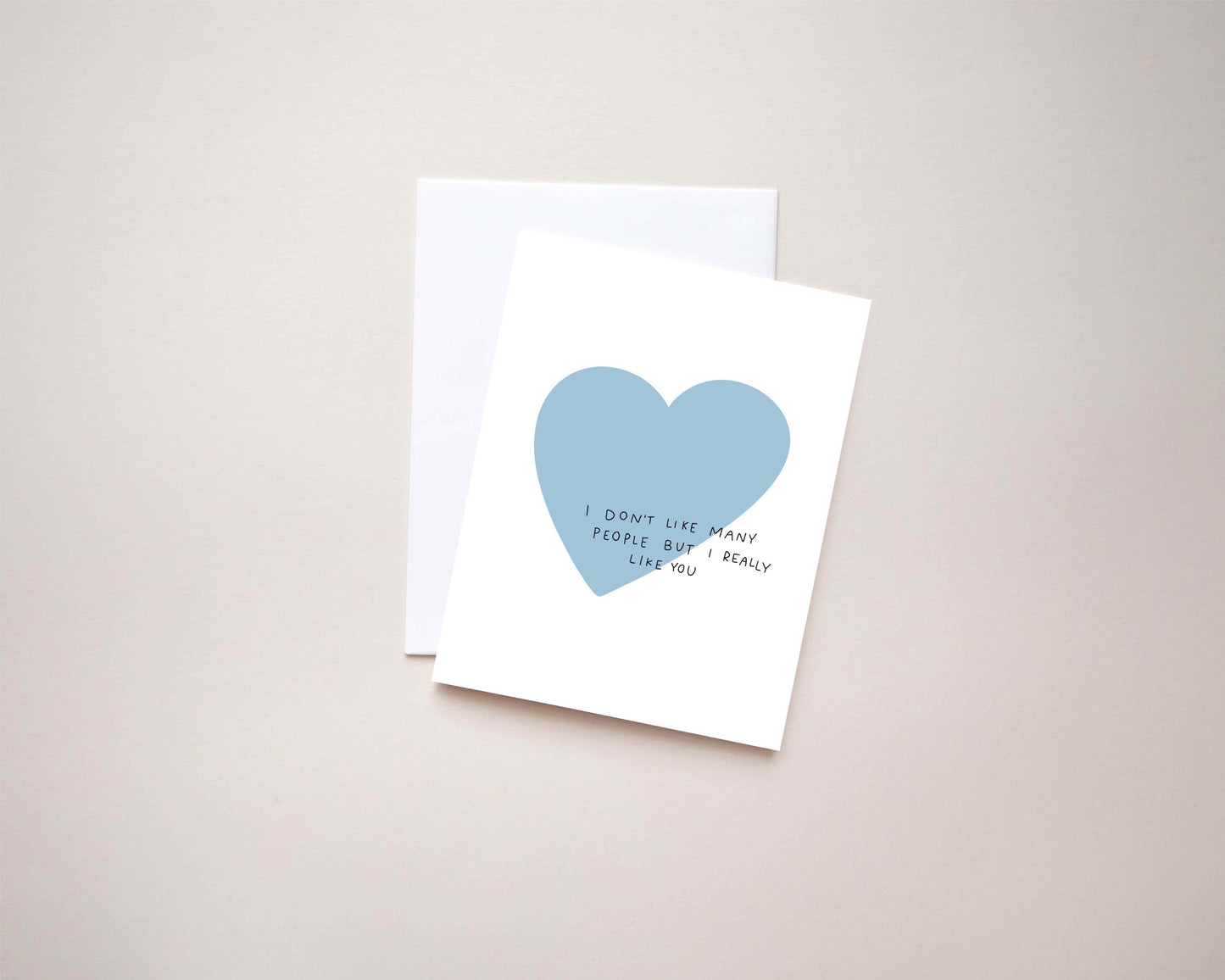 Don't Like Many People Card | 4.25x5.5 Folded