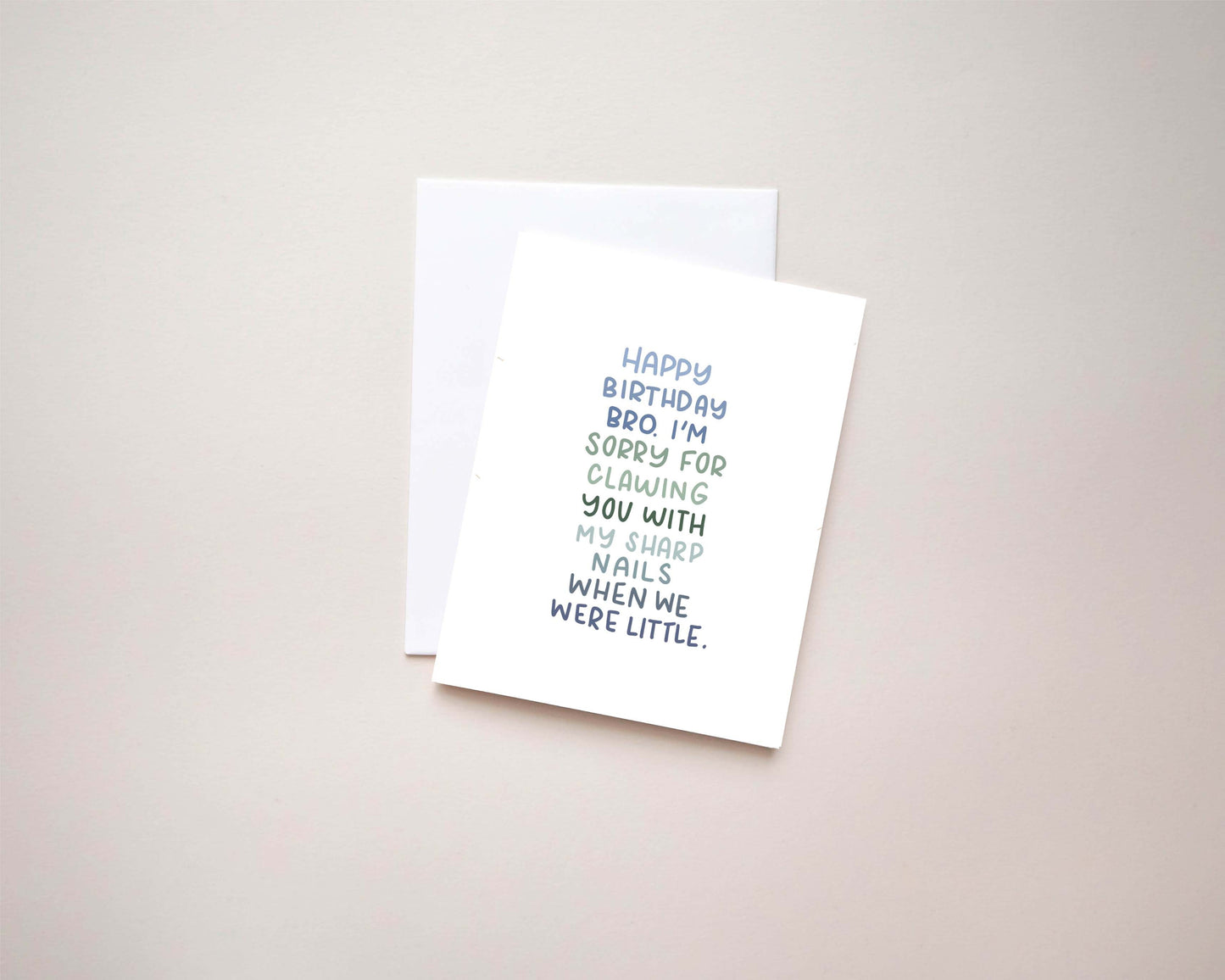 HBD Brother Card | 4.25x5.5 Folded