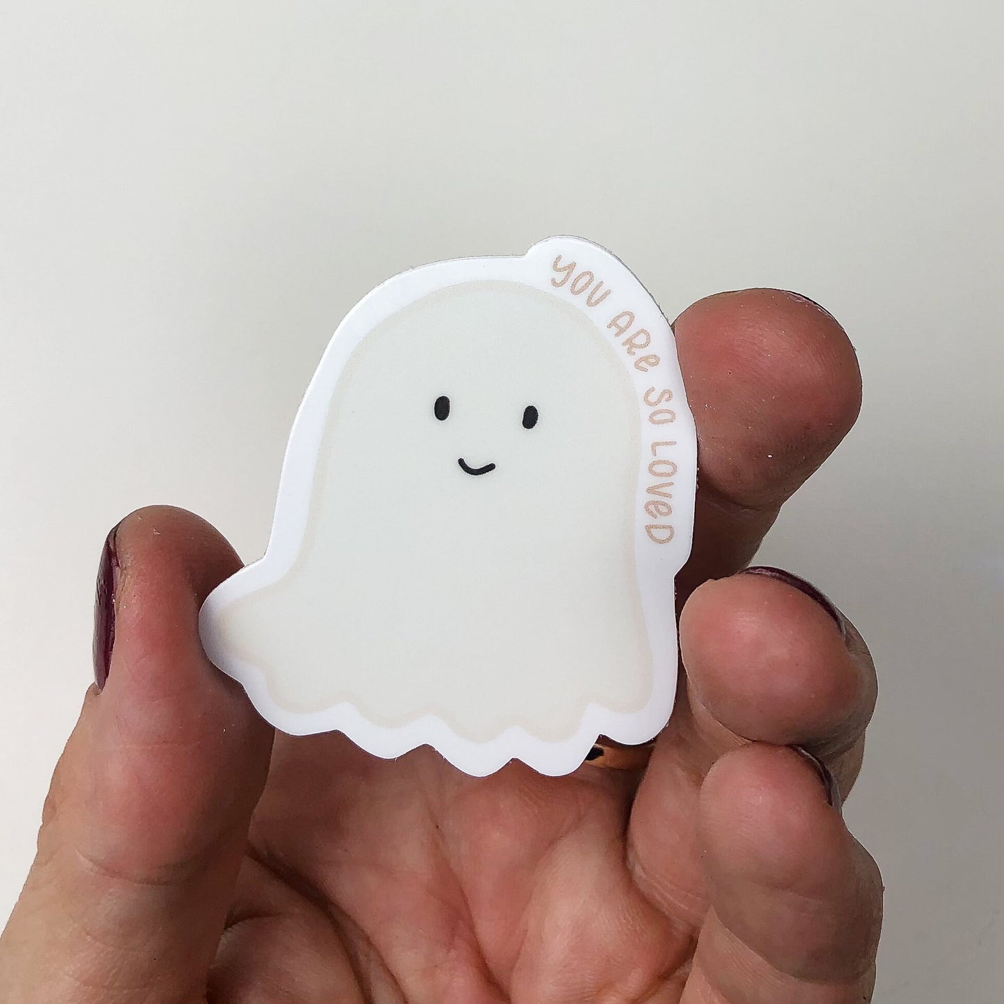 You Are So Loved // You Are So Loved Ghost Sticker // positivity sticker