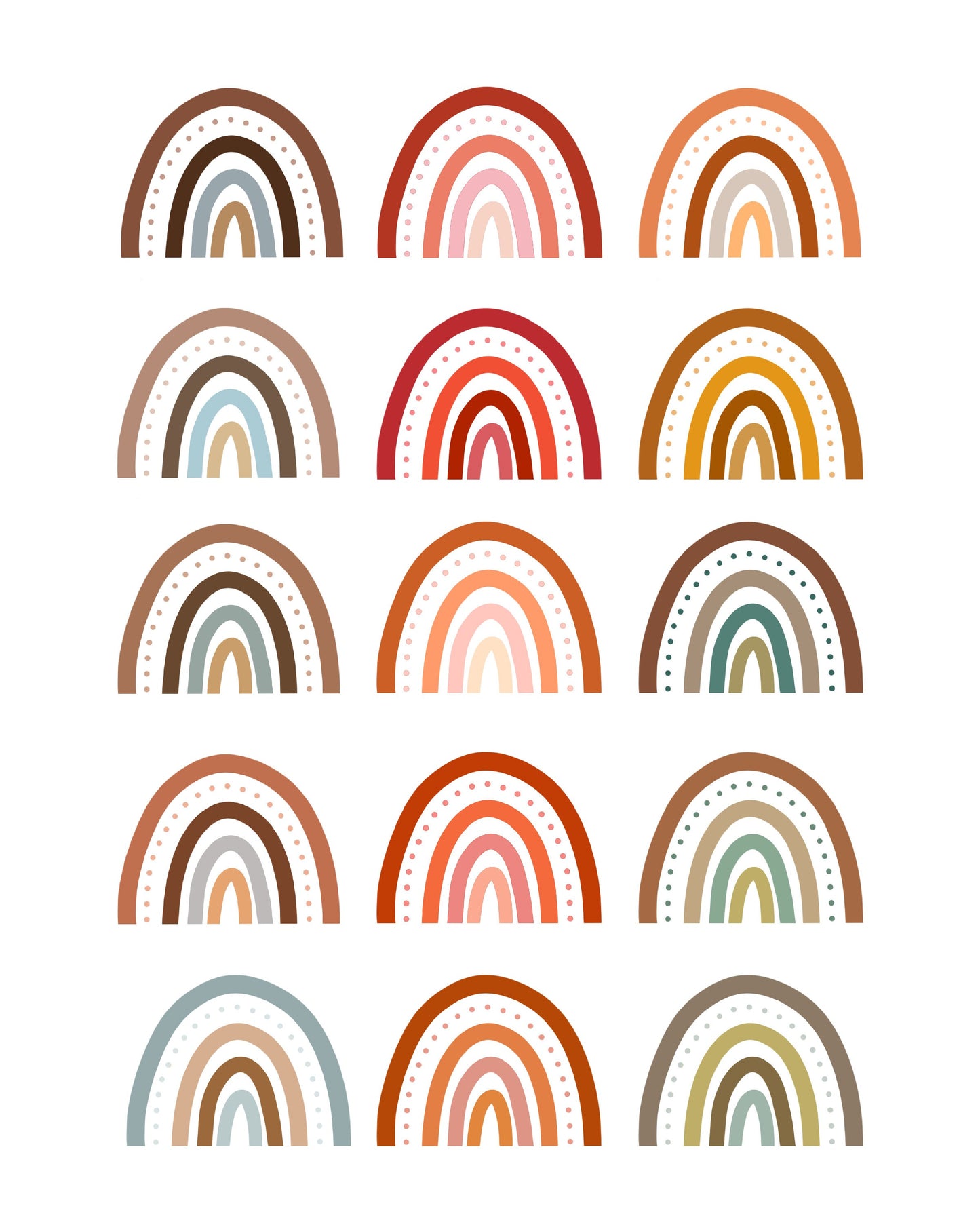 MIXED RAINBOW | Illustration 8x10 - Unframed