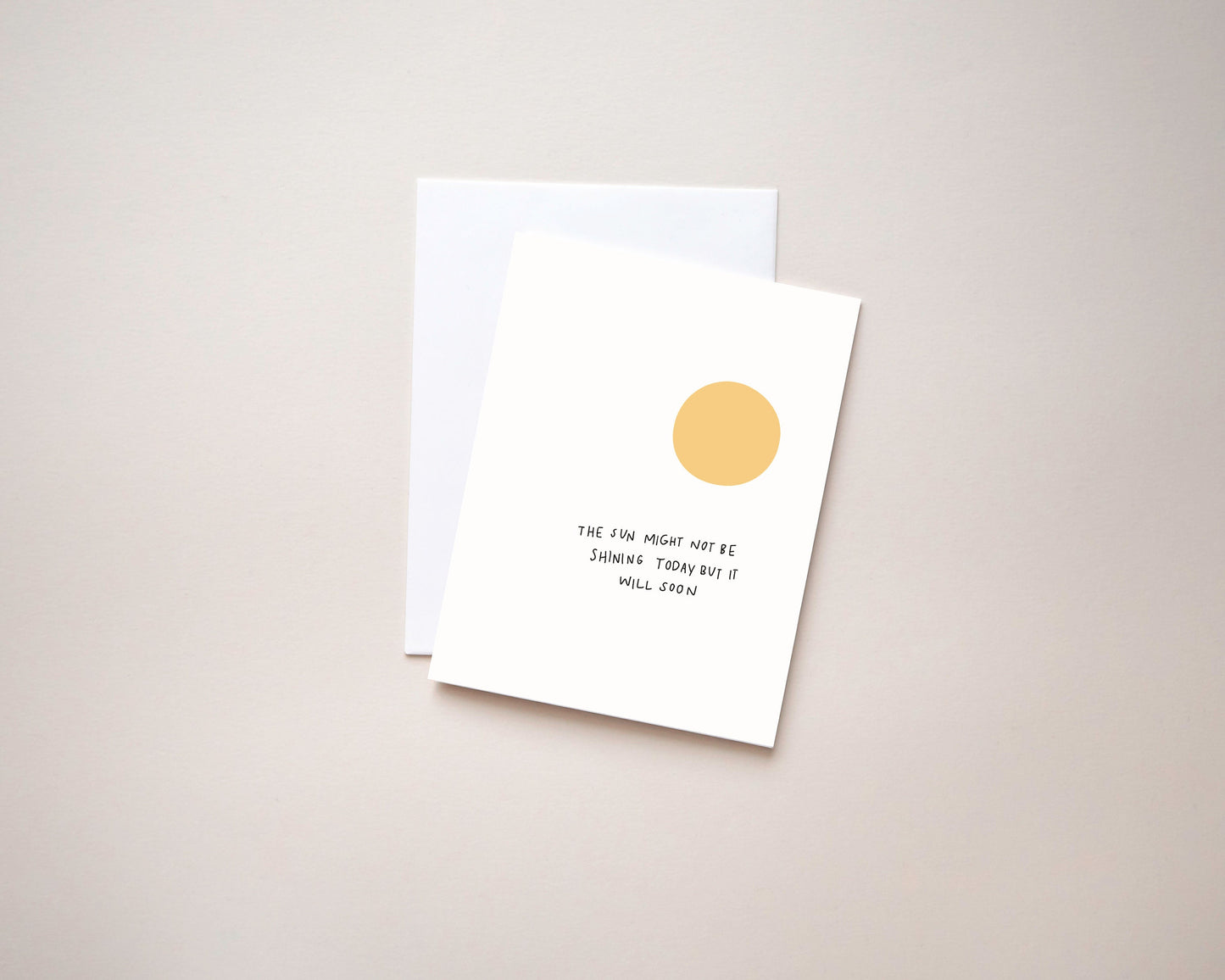 Friendship card | it will be okay card | encouraging greeting card | 4.25x5.5 greeting card | feel better card