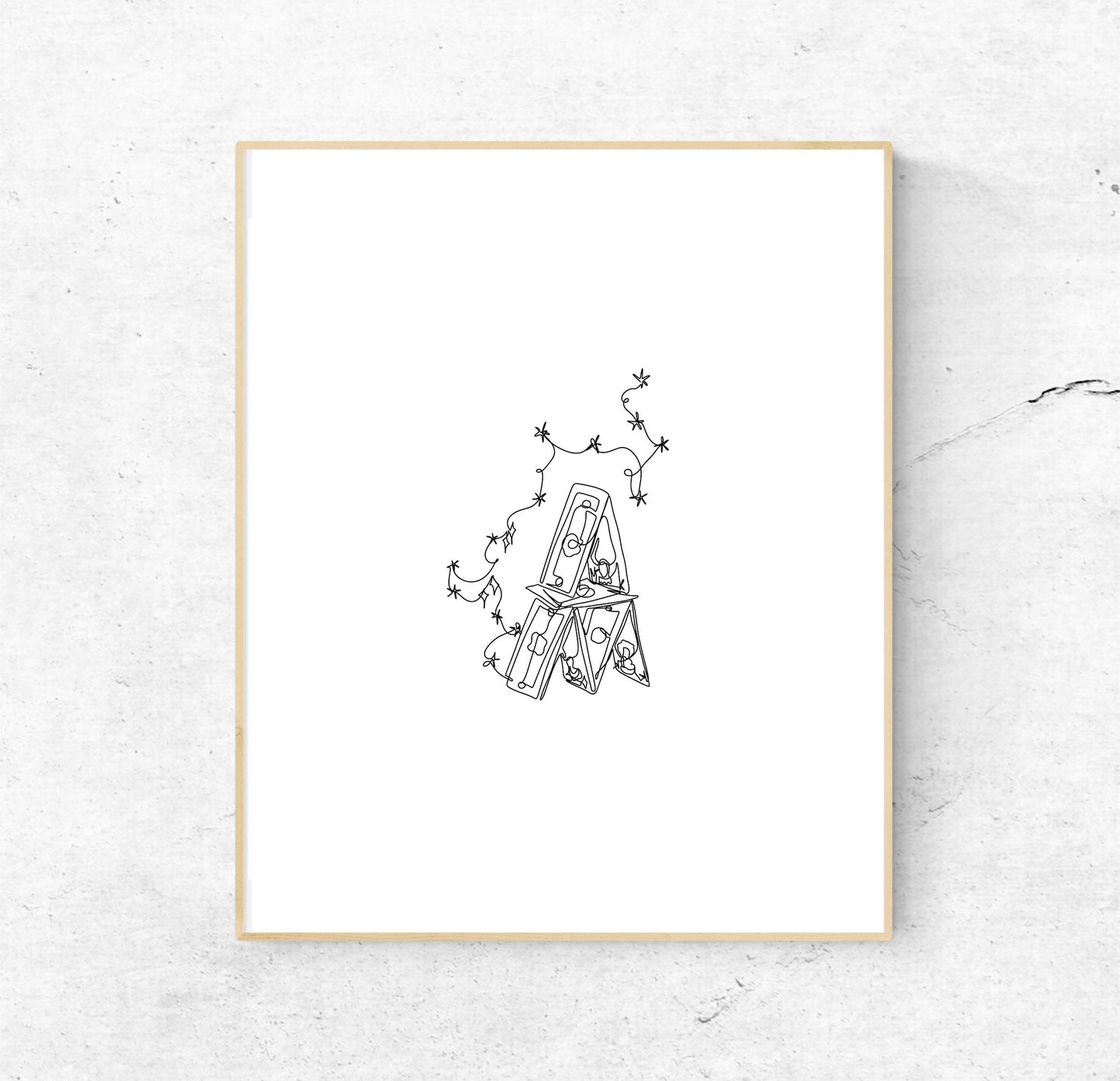 Sparks Fly Print | Sparks Fly single line art | 8x10 | love art | art | wedding art | Taylor Swift
