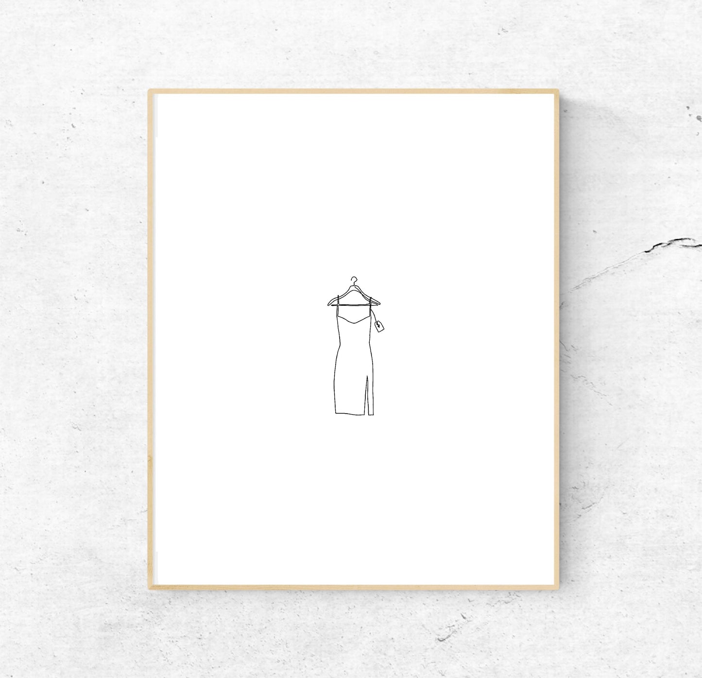 Dress Single Line | 8x10 Unframed | Taylor Swift Song