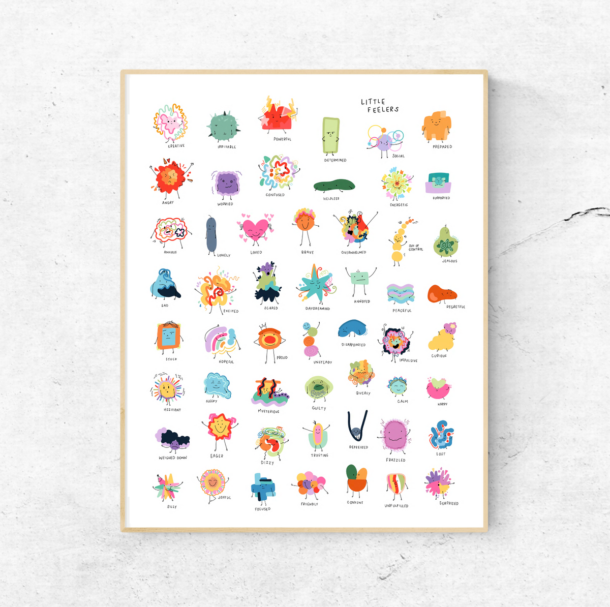 11x14 Little Feelers