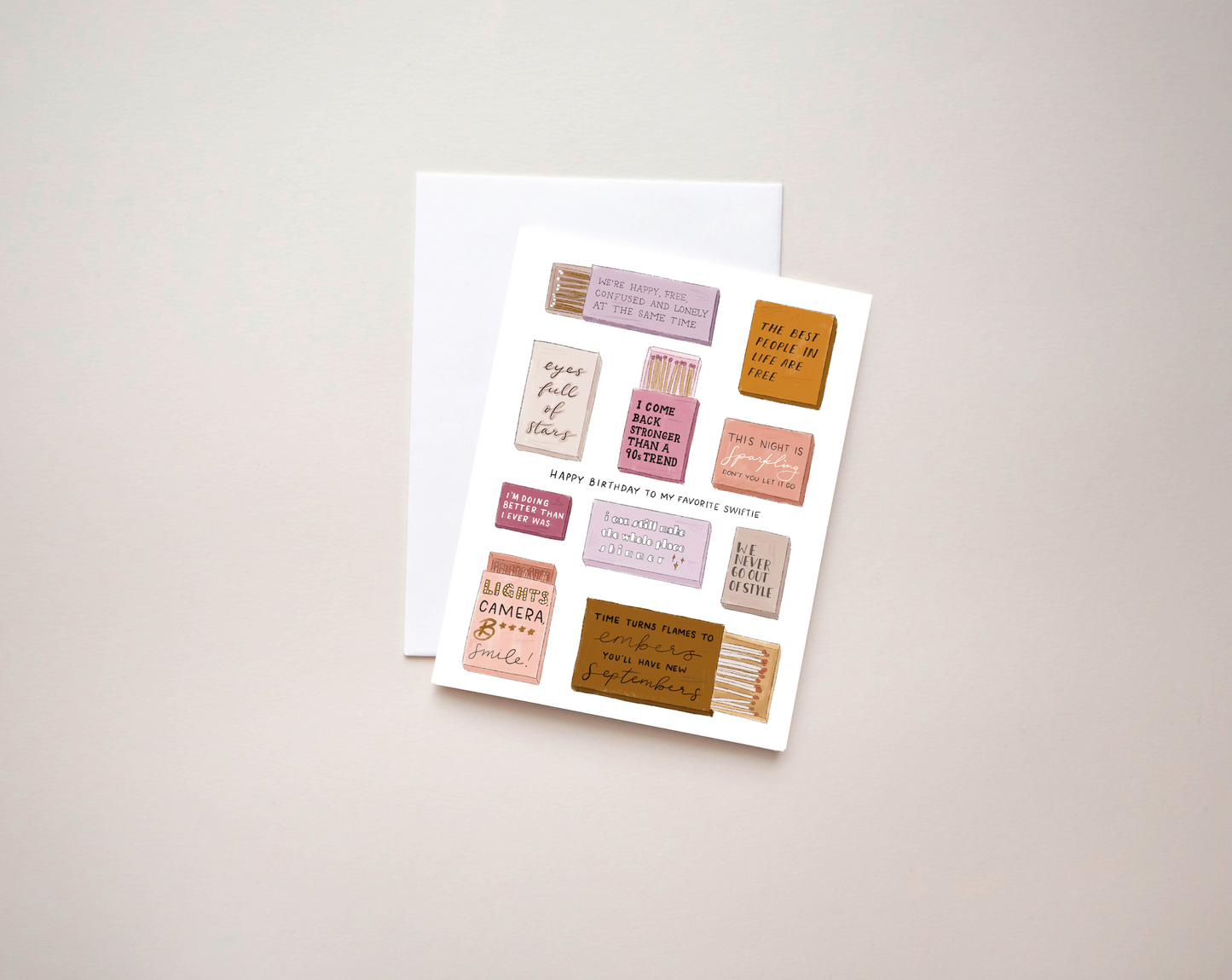 Happy Birthday Swiftie Matchboxes