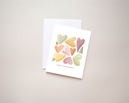 Happy Anniversary card | 4.25x5.5 Folded