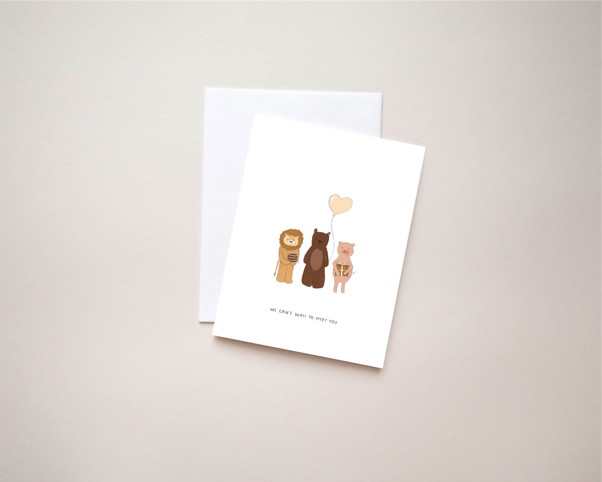 Can't Wait To Meet You Card