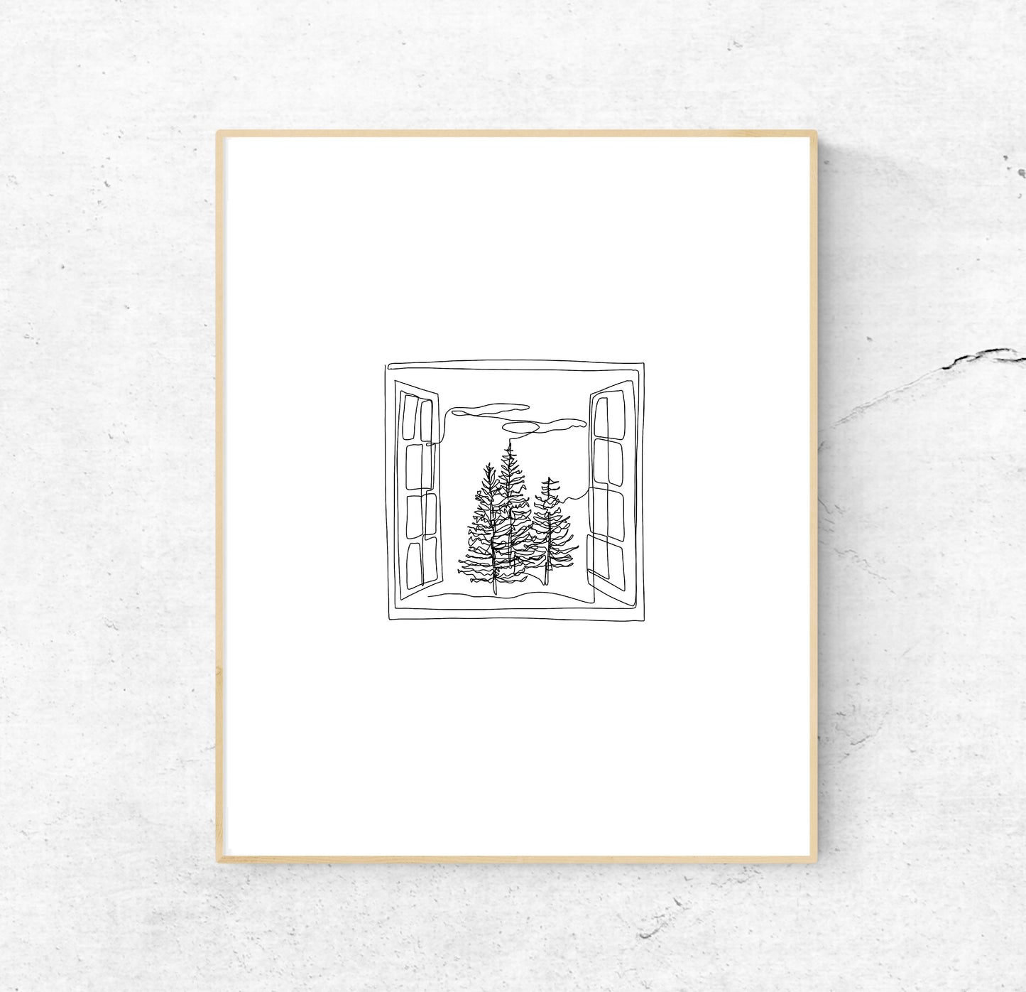 Evermore Single-Line Print