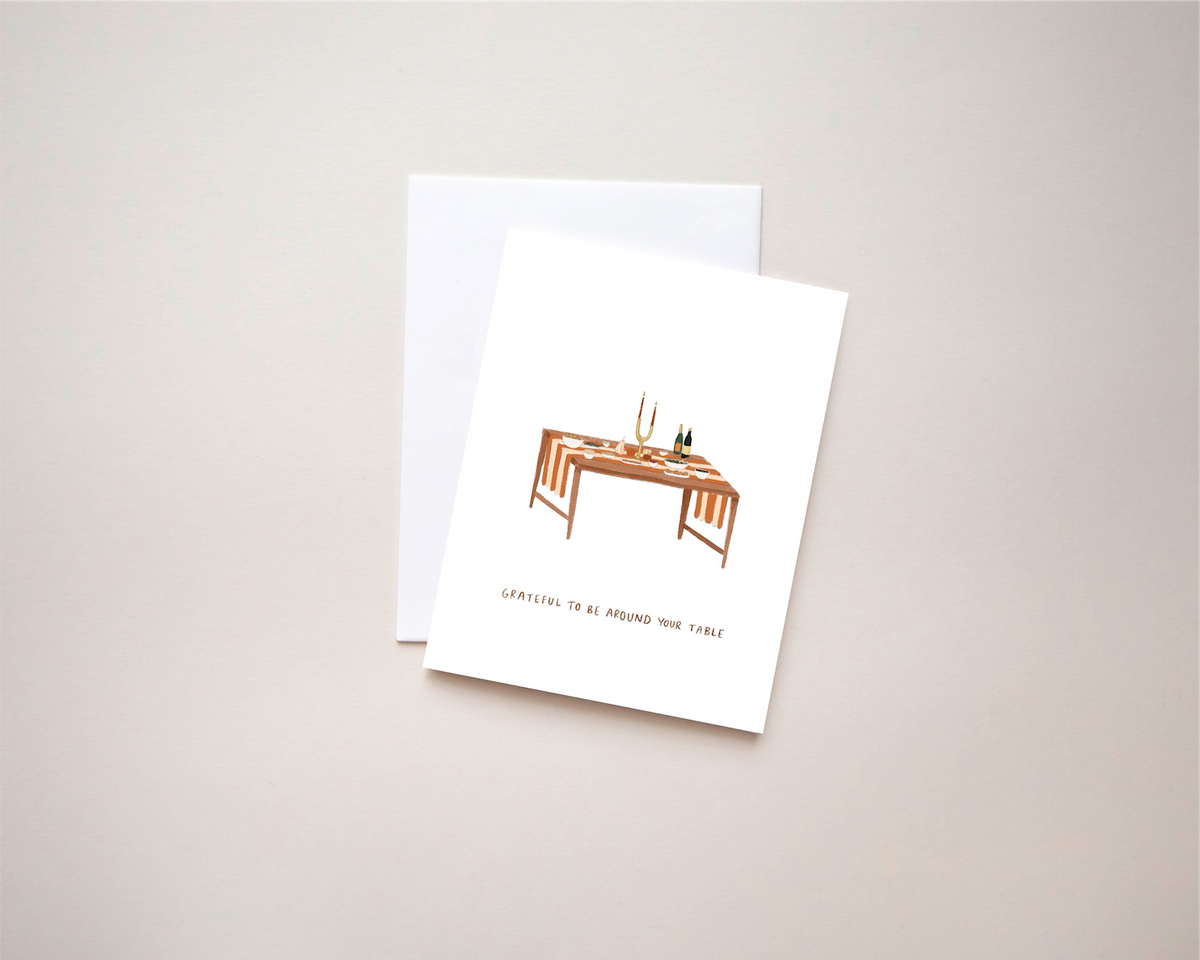 Thanksgiving Table Card