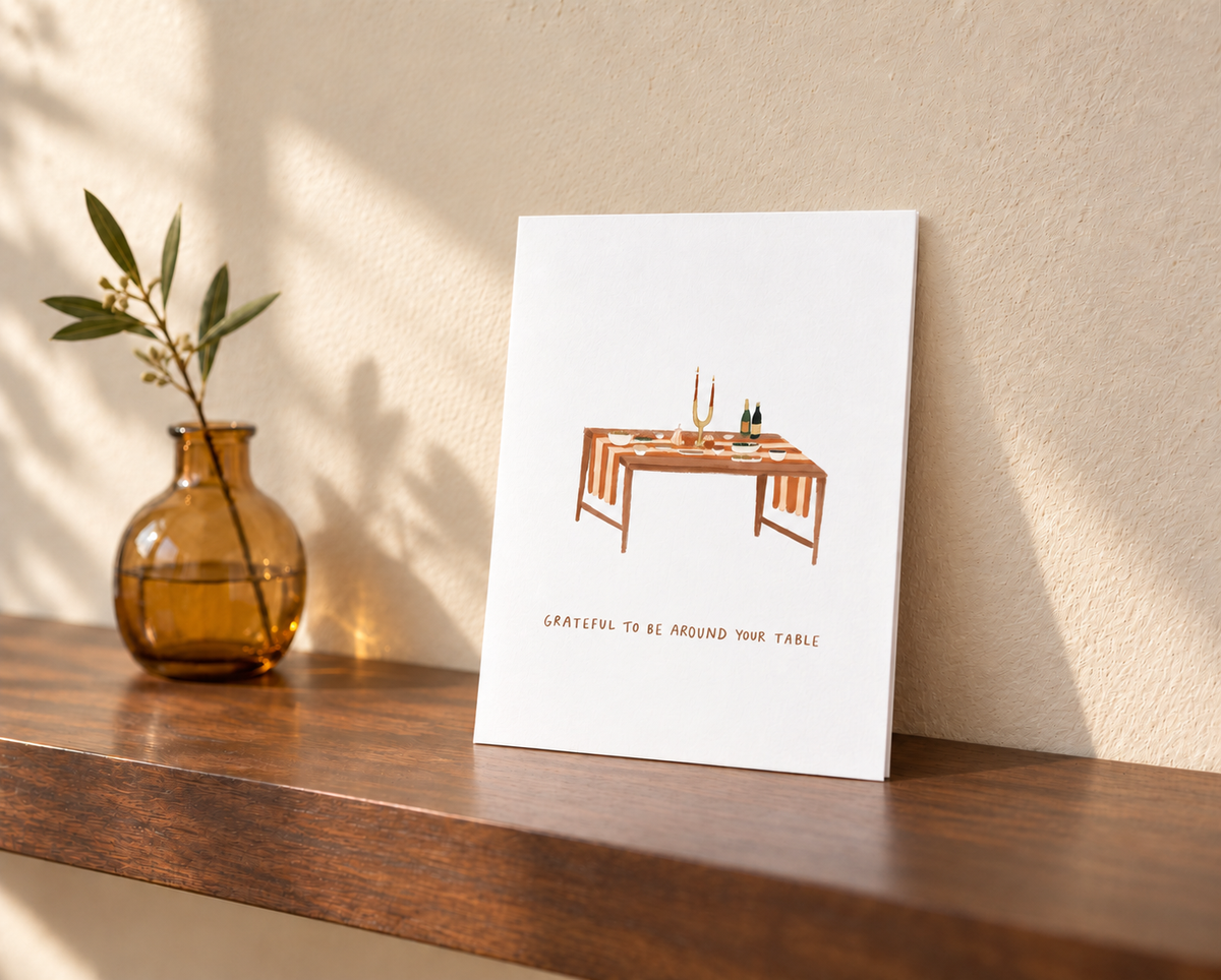 Thanksgiving Table Card