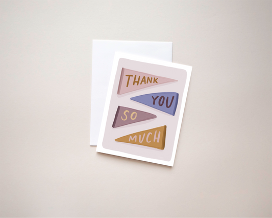 Thank You So Much card | 4.25x5.5 Folded