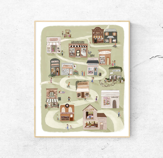 Townscape | 8x10 Unframed