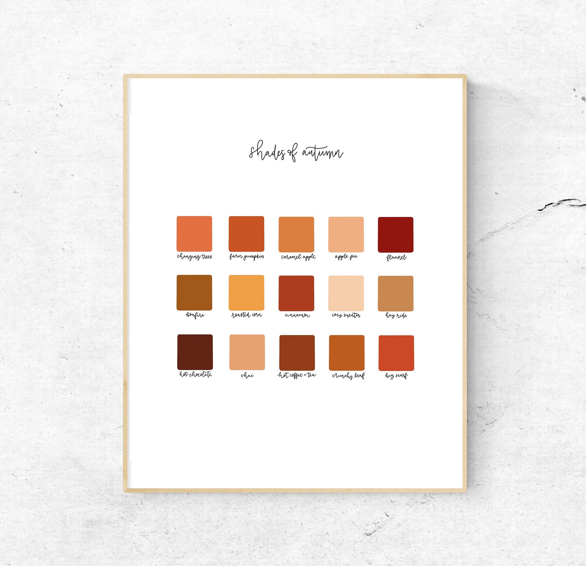 8x10 Shades of Autumn Print