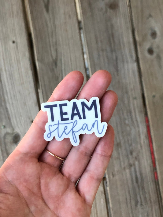 Team Stefan Sticker // Vampire Diaries Team Stefan // Vampire Diaries Sticker