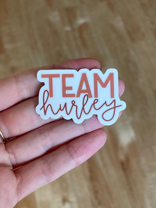 Team Hurley Sticker // Lost Team Hurley // Lost Sticker