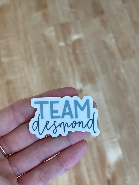 Team Desmond Sticker // Lost Team Desmond // Lost Sticker