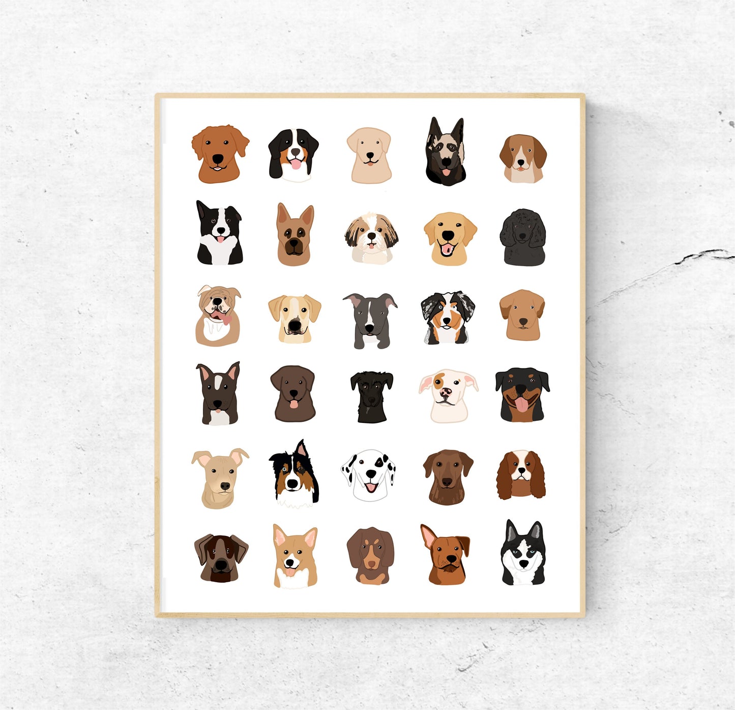 8x10 Dogs - Unframed