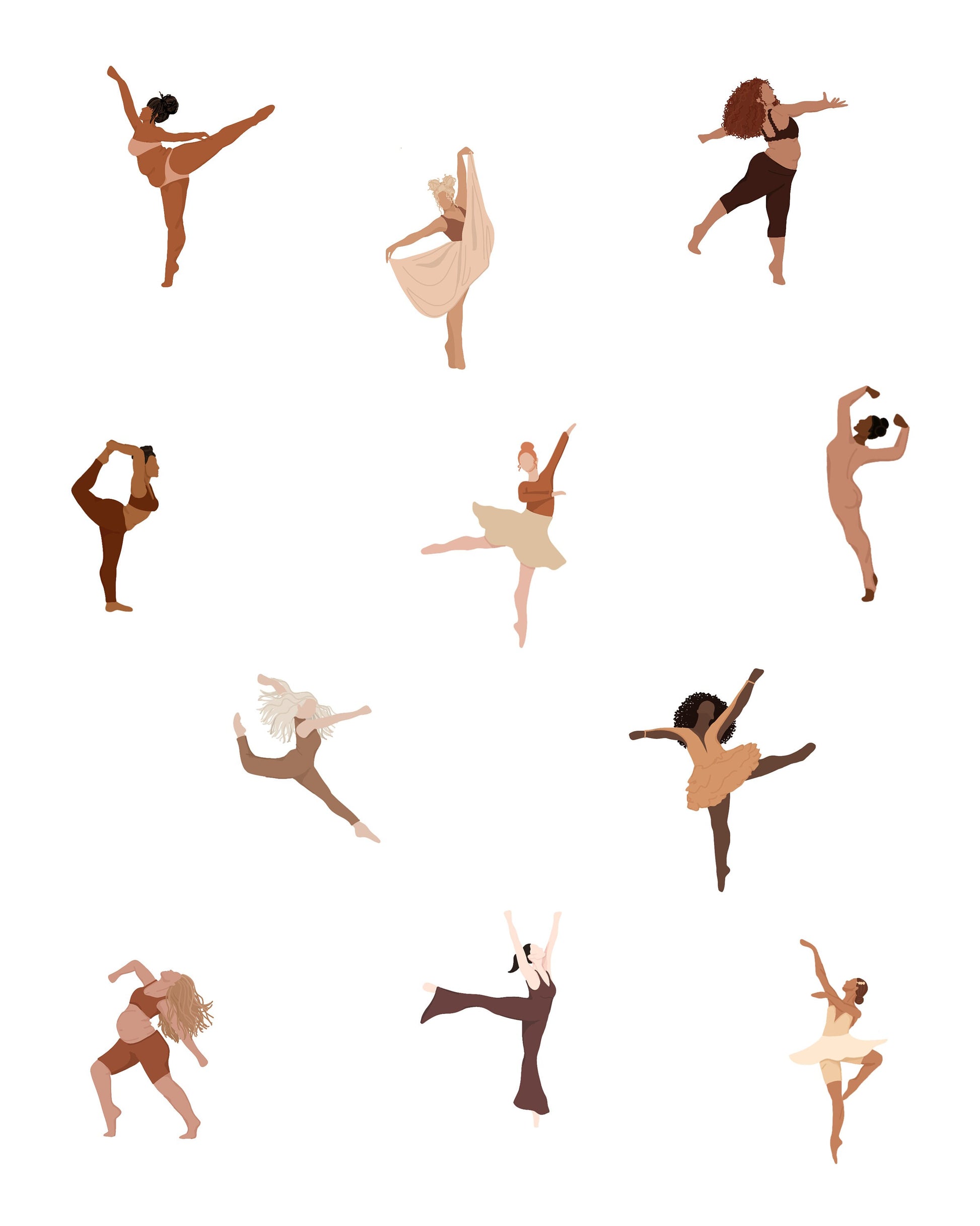 TINY DANCERS  | Print 8x10 - Unframed