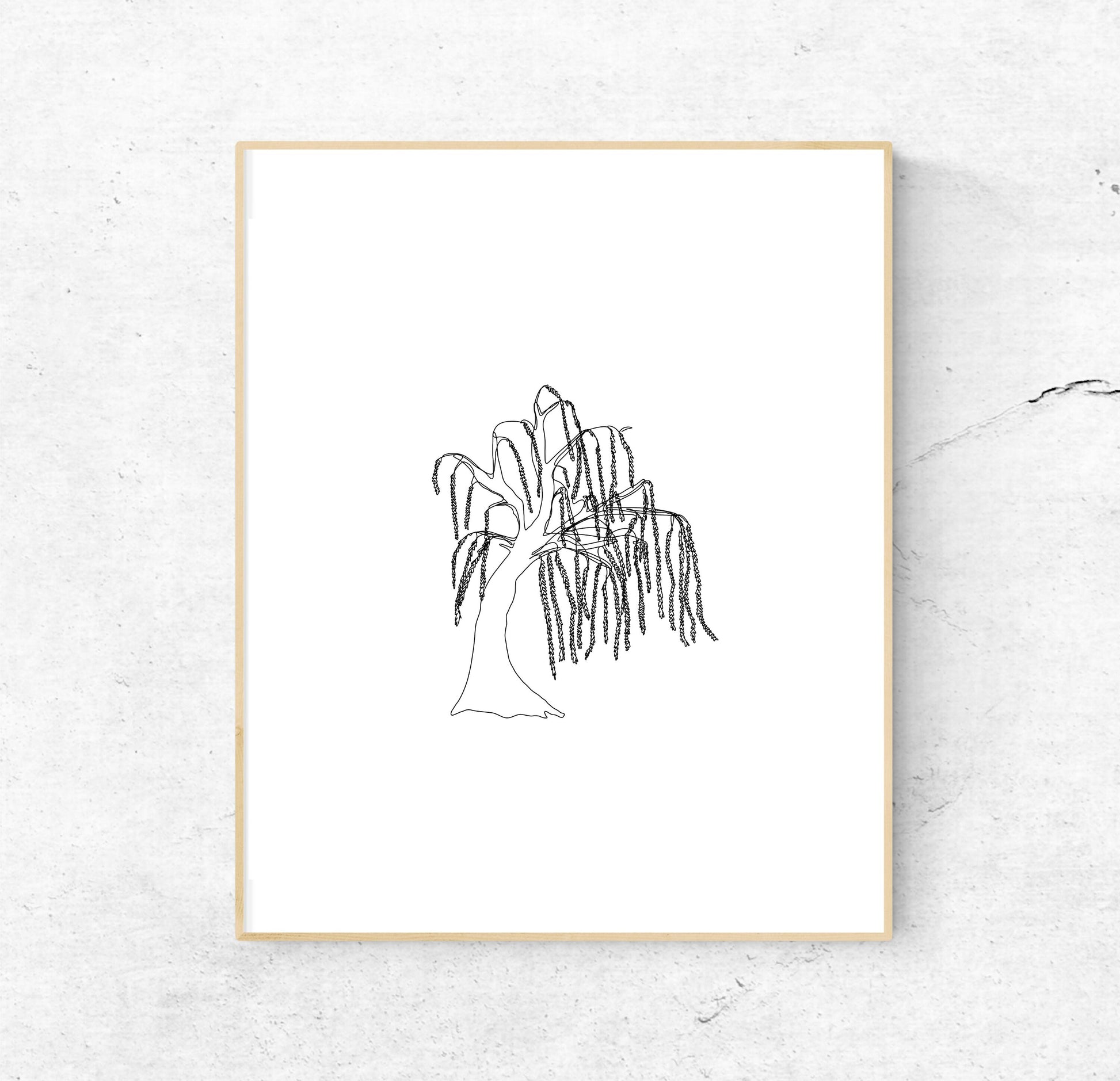 Willow print | single line art | art print | 8x10 | love art | relationship art | art | Taylor Swift