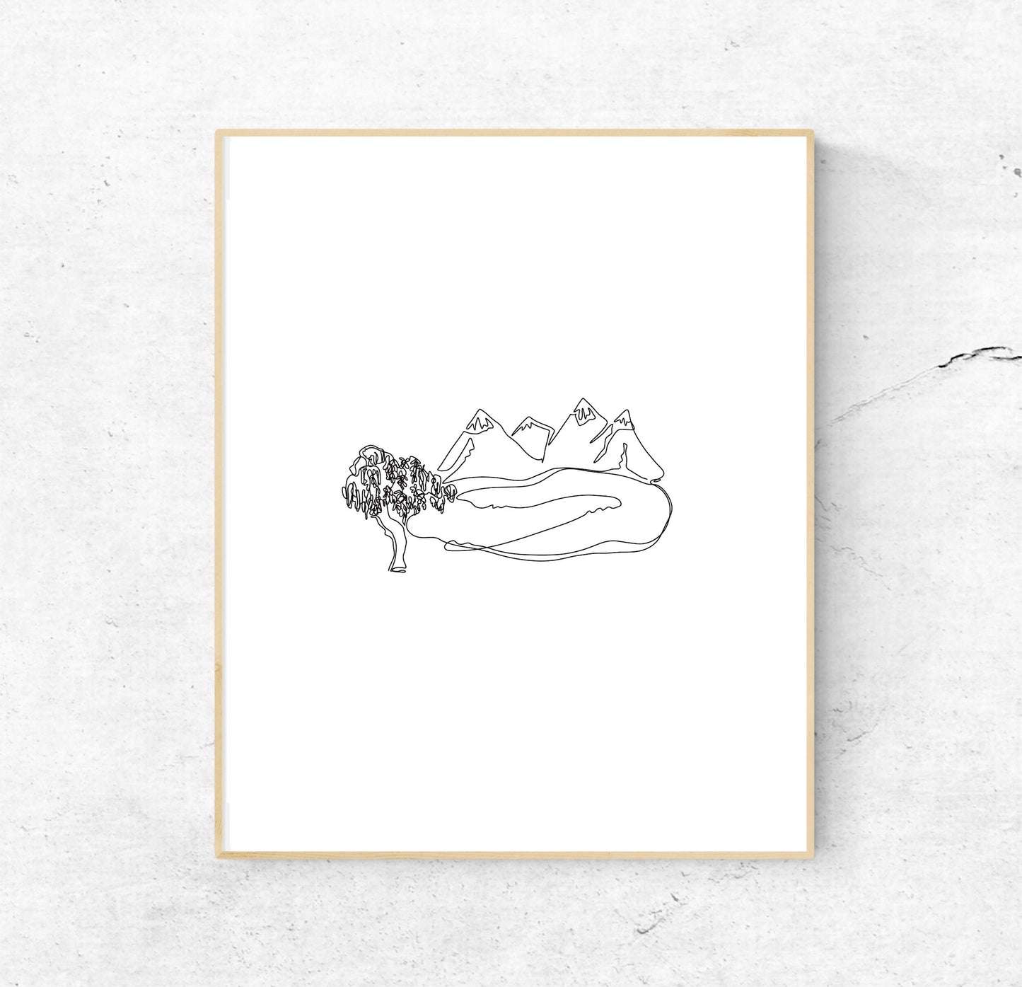 the lakes Print | the lakes single line art | 8x10 | love art | art | wedding art | Taylor Swift